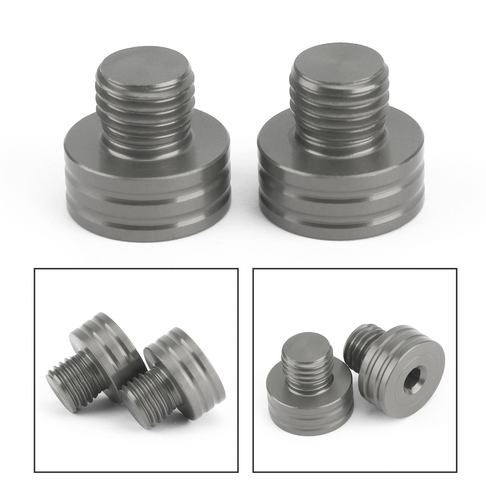M10x1.25mm Mirror Hole Plugs Screws for Suzuki GSR400 DL650 SV650 GSX-S750 1000
