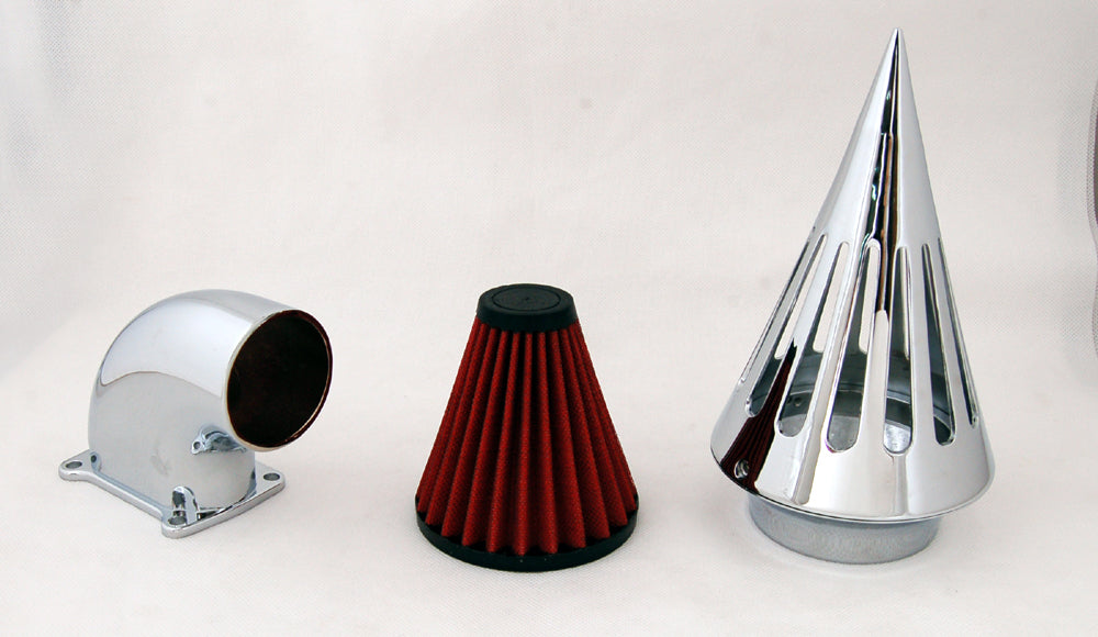 Chrome Spike Air Cleaner Intake Filter For Suzuki Boulevard M109