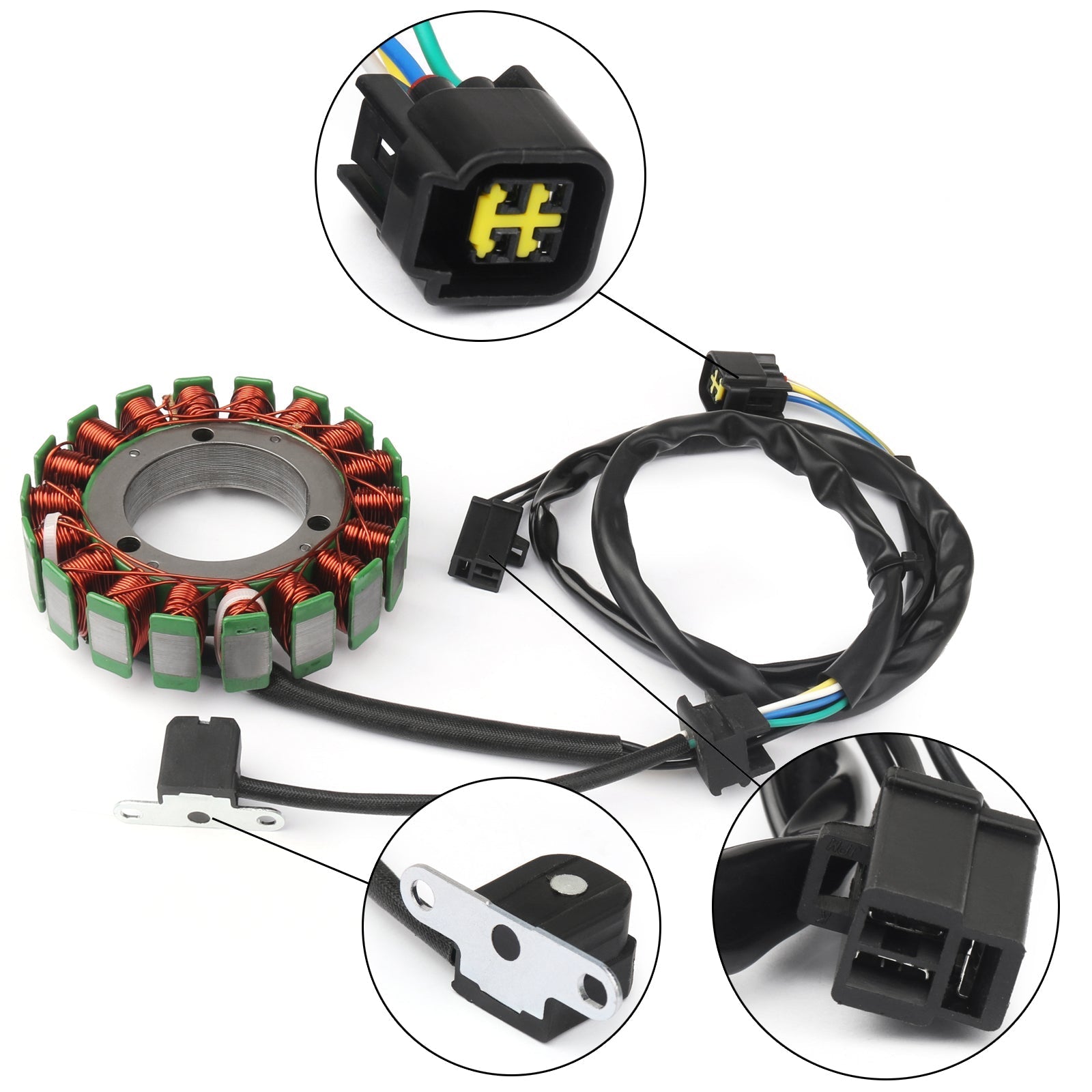 Magneto Generator Stator Coil For Suzuki LT-F500F QuadRunner 500 4WD (98-2002)