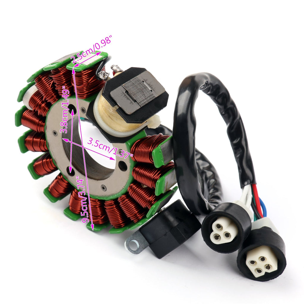 Generator Stator Coil For Yamaha YFM225 Moto-4 (1986-1988) YFM250 Moto-4 (1989-1991)