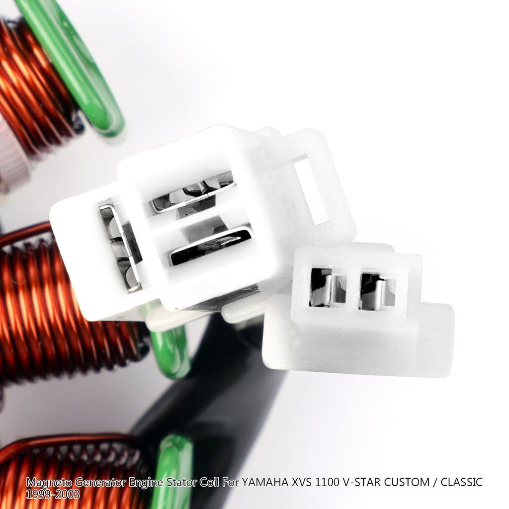 Generator Stator Coil For Yamaha XVS1100 VStar 00-03 5EL-81410-00 5EL-81410-01