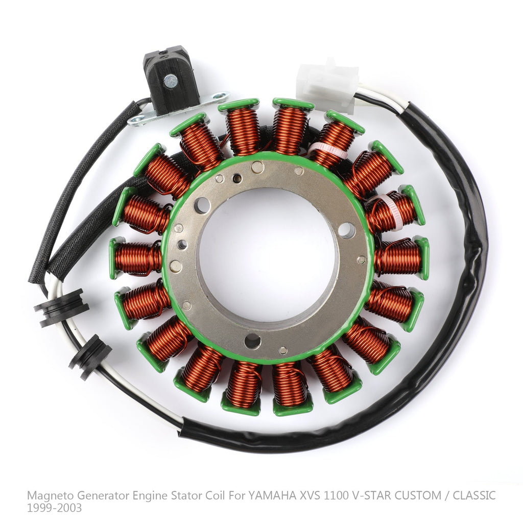 Generator Stator Coil For Yamaha XVS1100 VStar 00-03 5EL-81410-00 5EL-81410-01