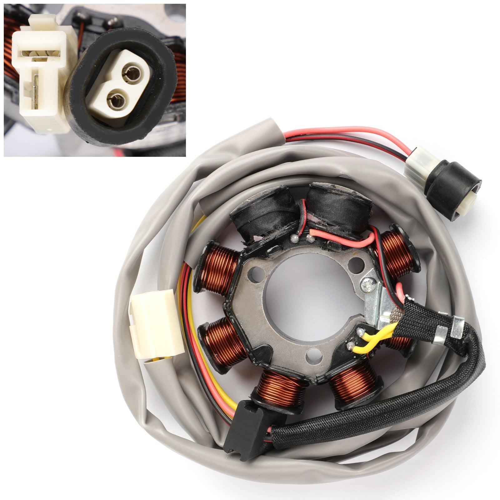 Magneto Generator Engine Stator Coil For Kawasaki KLF185 Bayou 185 1985 1986 1987 1988