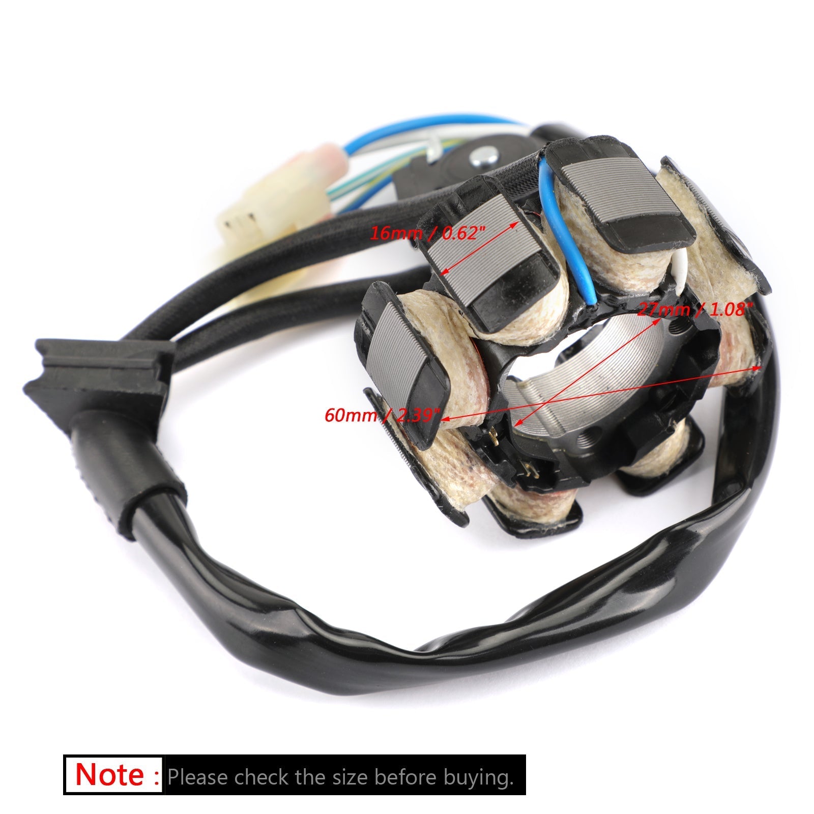 Alternator Stator Coil 8 Poles For Honda CRF250R 04-09 CRF 250 R 31120-KRN-670