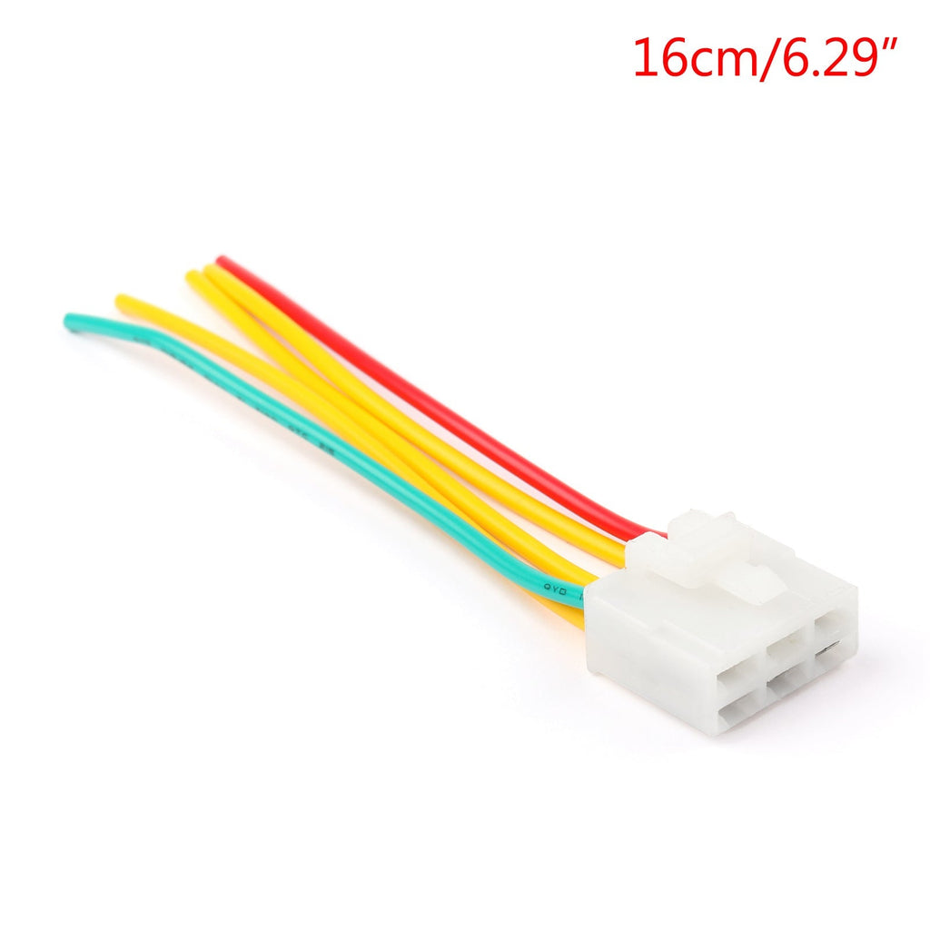 Regulator Rectifier Male Plug Connector For Yamaha YP XJ YZF Aprilia Piaggio