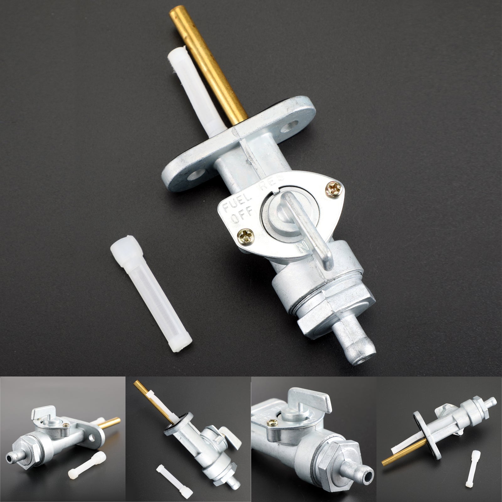 Petcock Fuel Gas Tap Valve 438-24500-01 For Yamaha DT100 DT125 DT250 DT360
