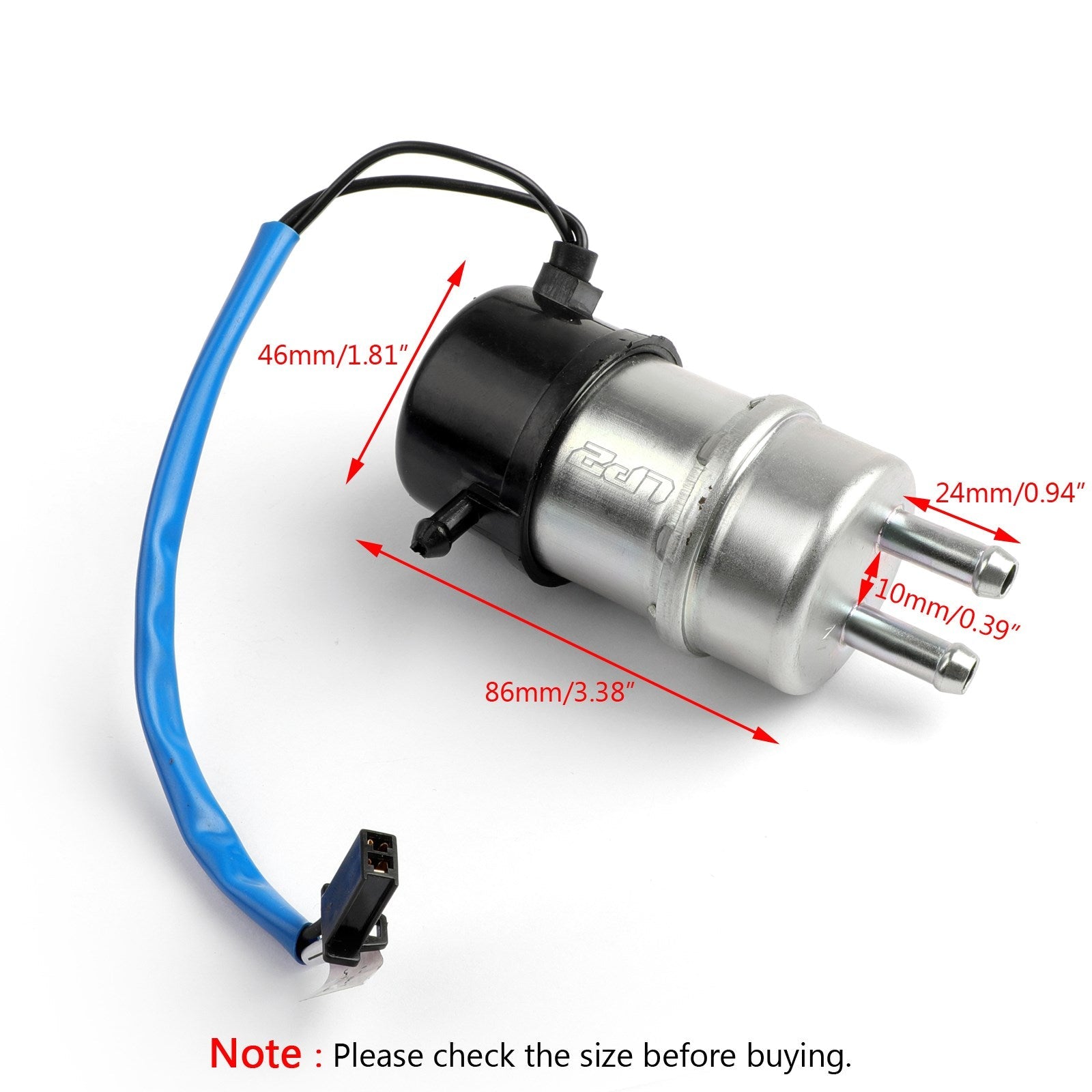 Electric Fuel Pump 8mm For Yamaha Virago XV FZR 400 XV535 FZX250 FZR600 FZX750