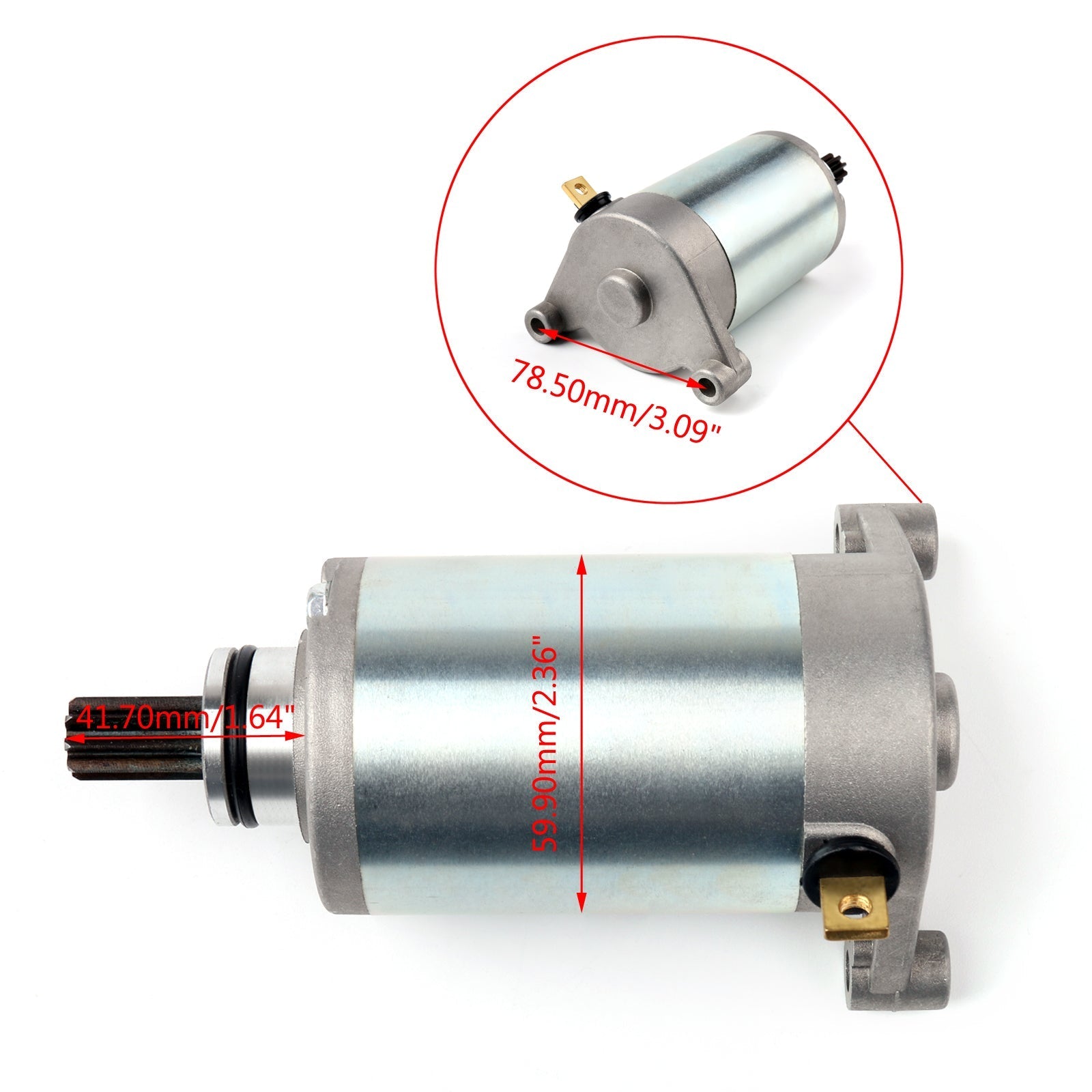 Motor Starter For Hyosung GT250 Carby & EFI GT125R COMET Kasinski Mirage 250