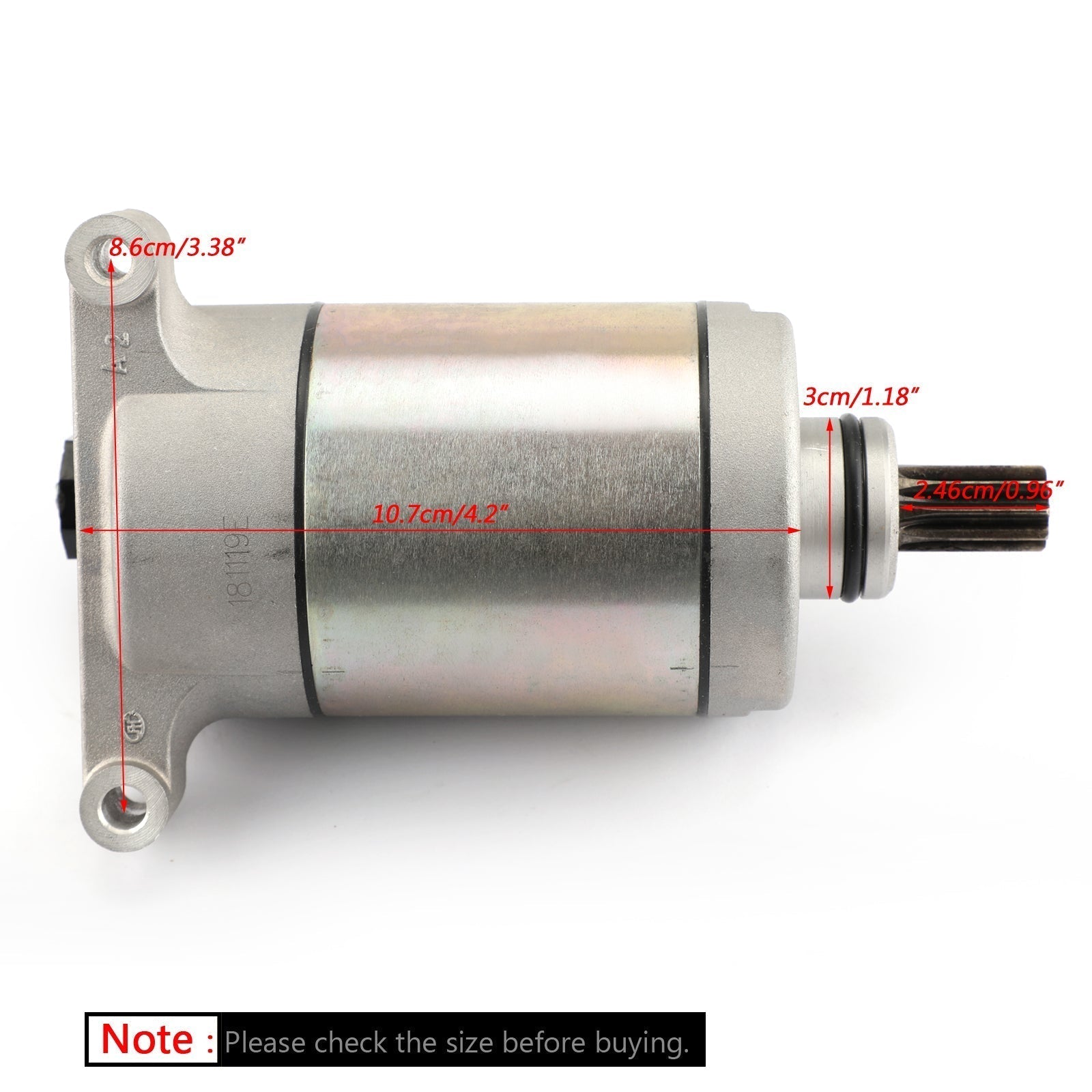 2009-2014 Yamaha YFM550FWA Grizzly 550 Hunter Electric Starter Motor 28P-81890-00