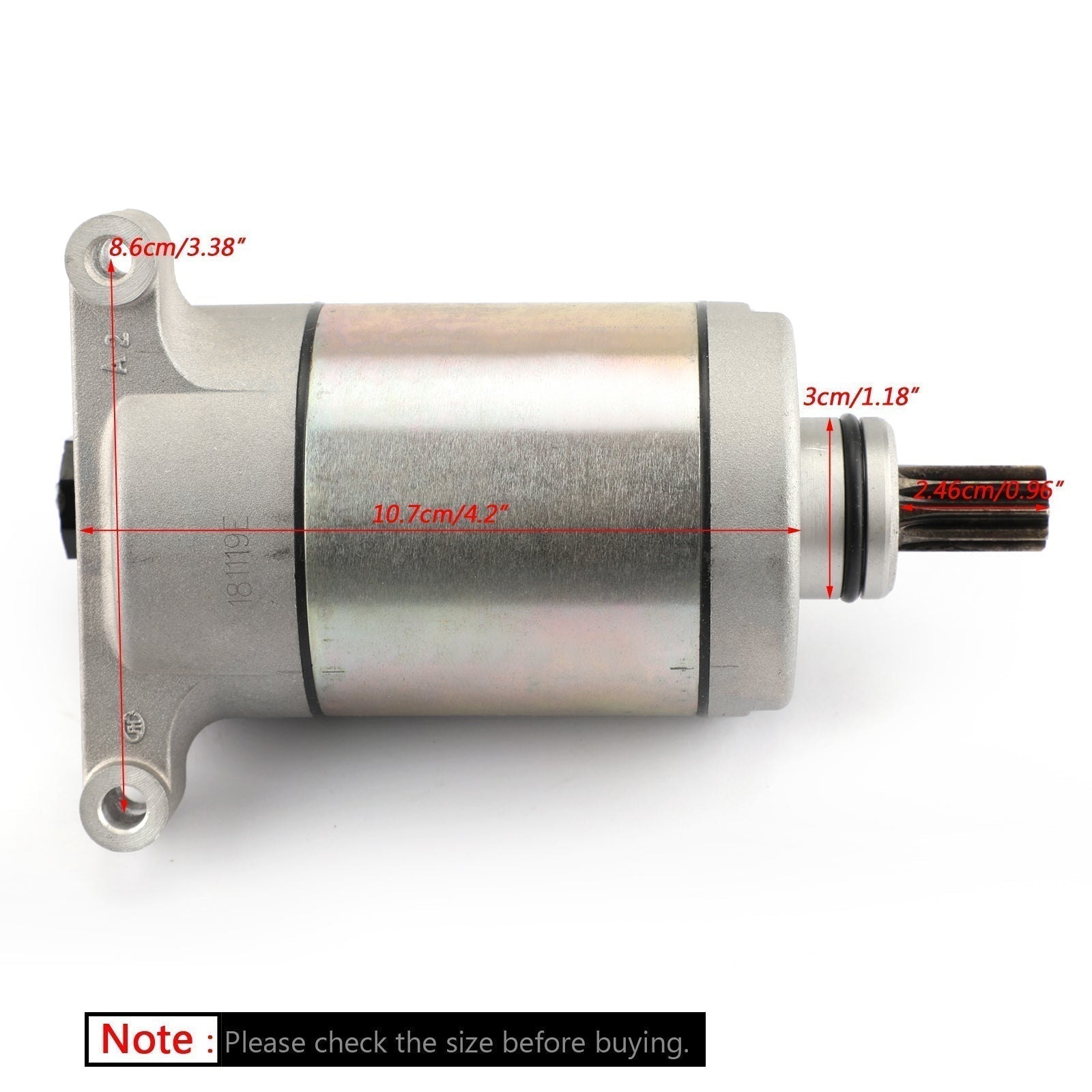 Yamaha YFM700FWA Grizzly 700 Hunter 2009-2016 Electric Starter Motor 28P-81890-00