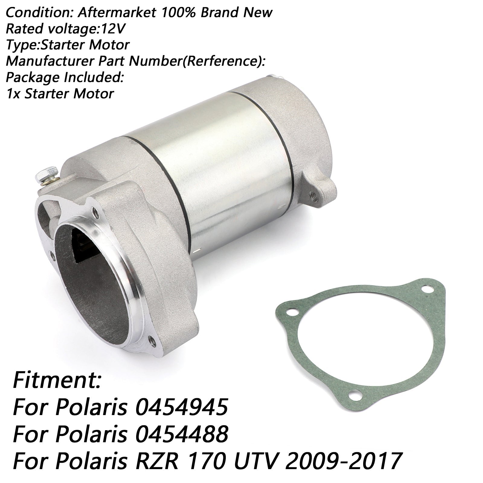 ATV Starter Motor Drive For Polaris Trail Blazer 250 400 244 cc 3085393 3084403