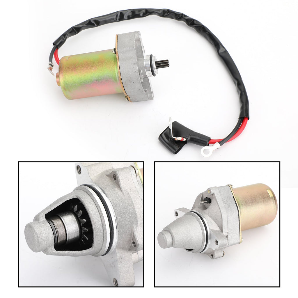 9-Tooth STARTER MOTOR For 2009-2013 Yamaha YFM90R RAPTOR 90 4 Stroke 90cc ATV 43D-H1800-00-00