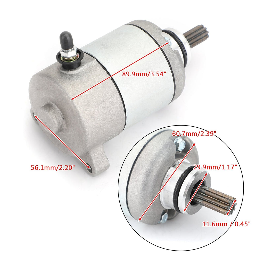 New Starter PMDD CCW 9-Tooth 12V For Honda CBR125R JC50 2011-2018 31200-KPP-T01