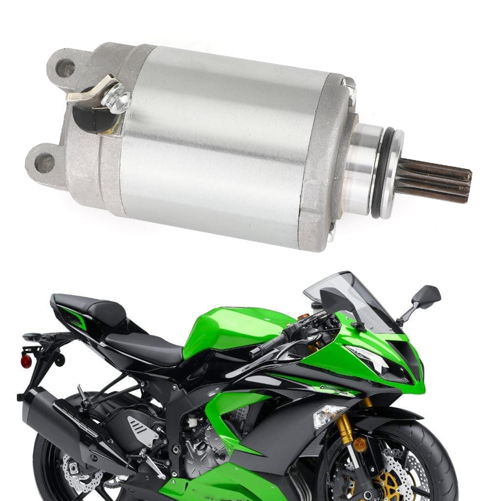 Starter Motor For Kawasaki ZX600 ZX636 Ninja ZX-6R 07-17 21163-0041 21163-0734