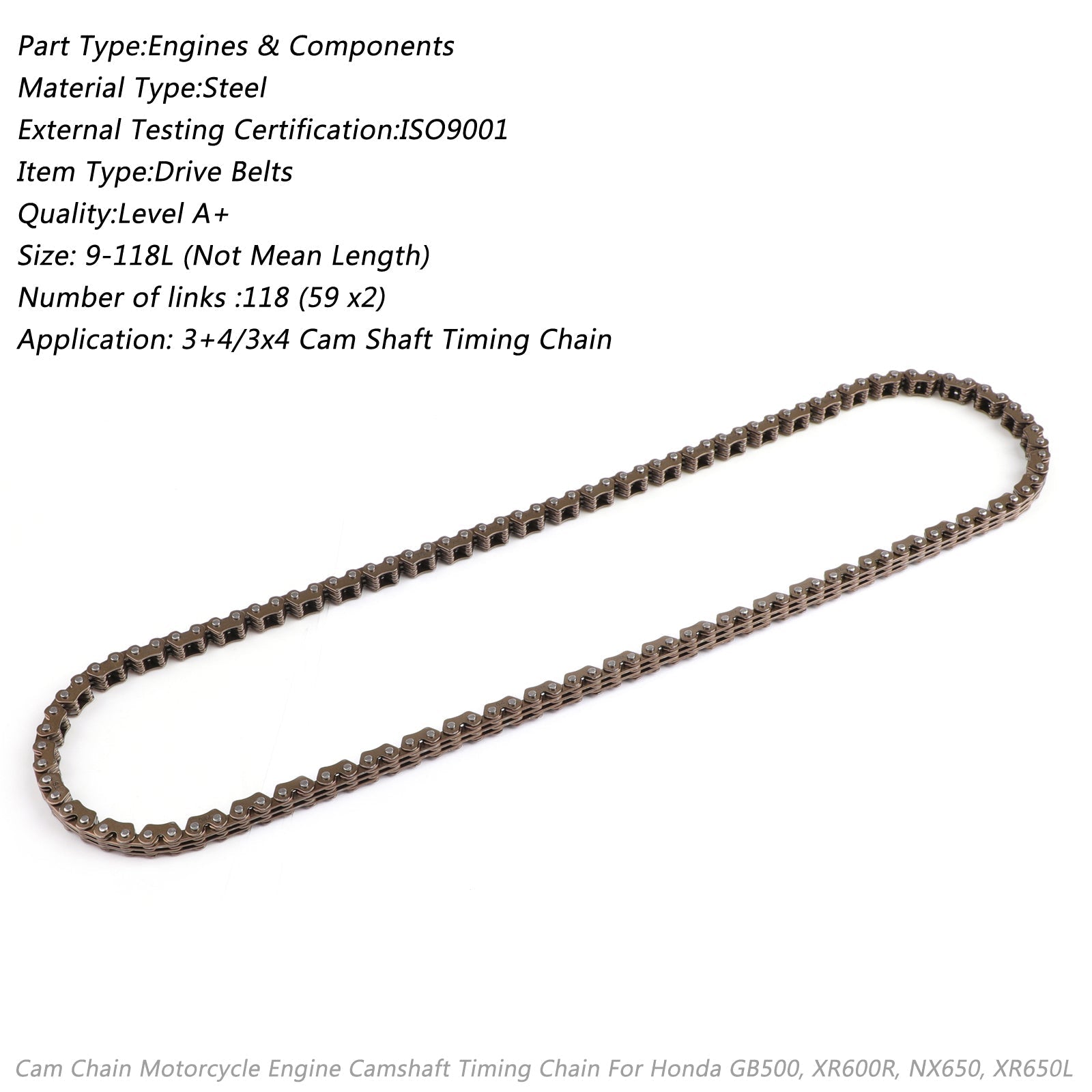 Timing Cam Chain For Yamaha YFZ450 YZ450F WR450F WR250R/X 04-2013 94591-57118