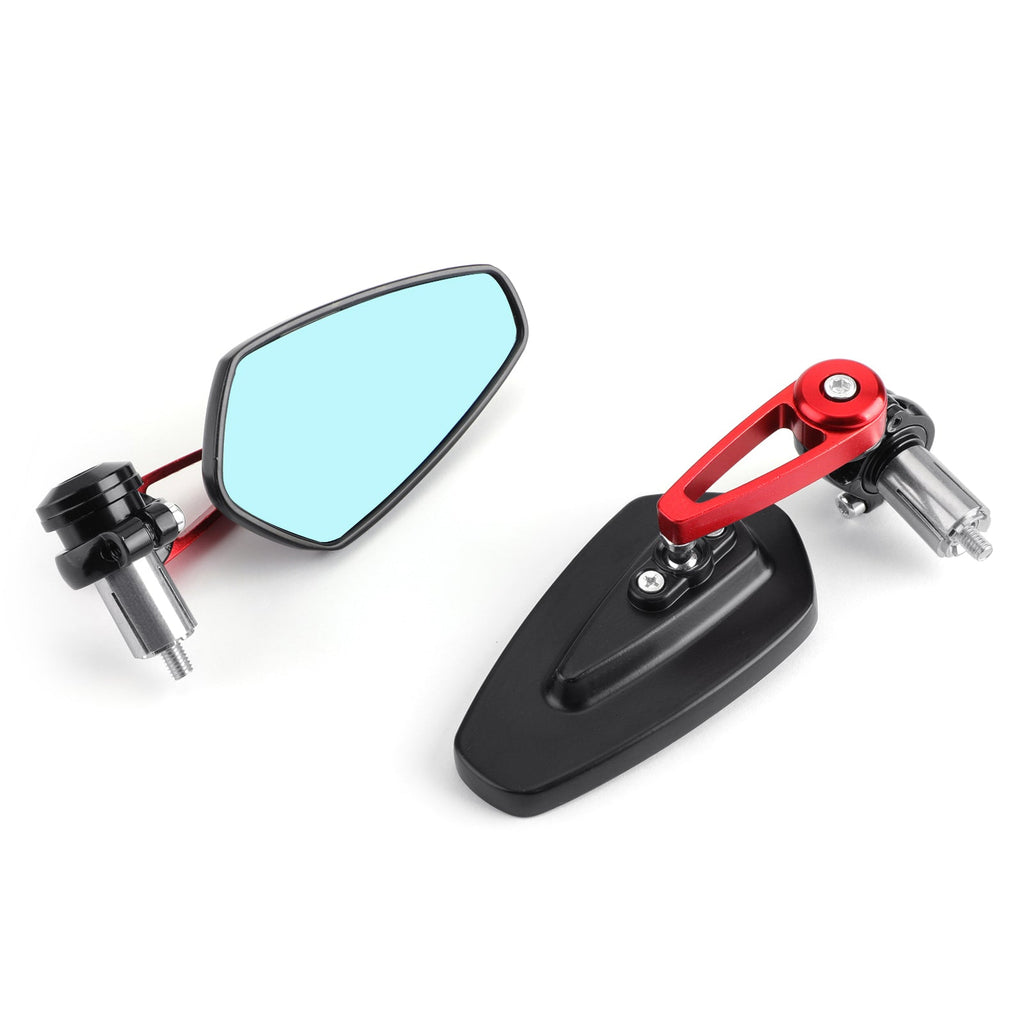 Universal Motorcycle Moto 7/8 22mm Handle Bar End Rearview Side Mirrors