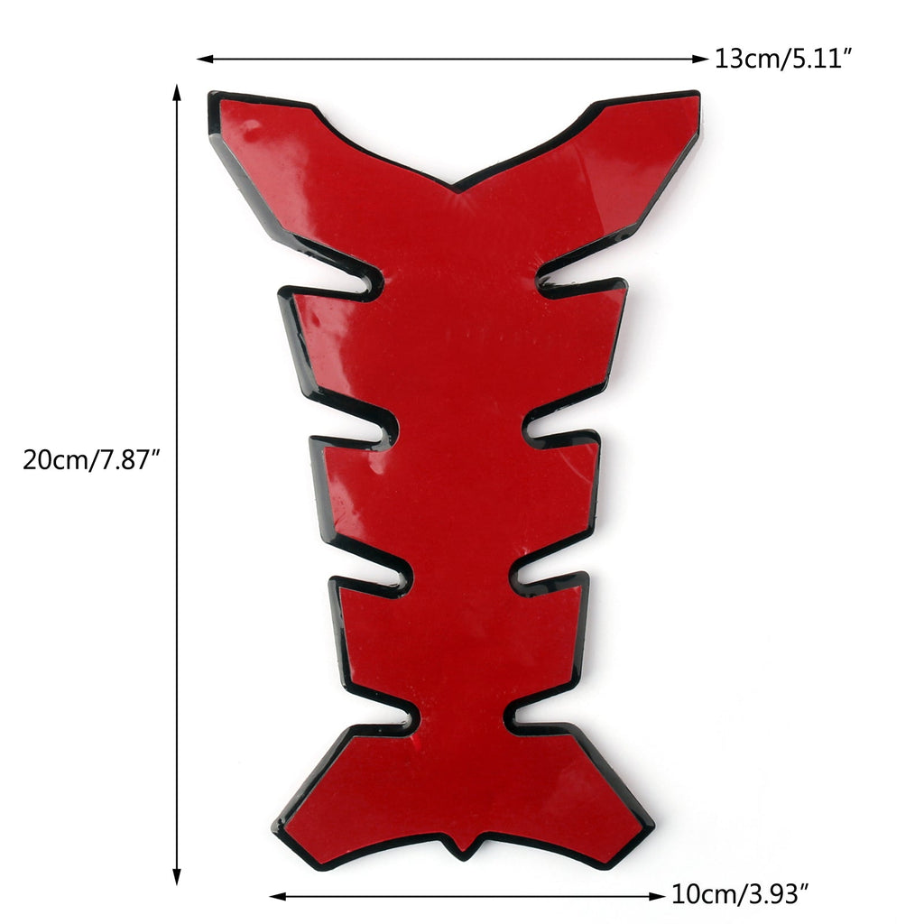 3D Rubber Tank Pad Protector Gas For Honda/Harley/Yamaha/Kawasaki/Suzuki