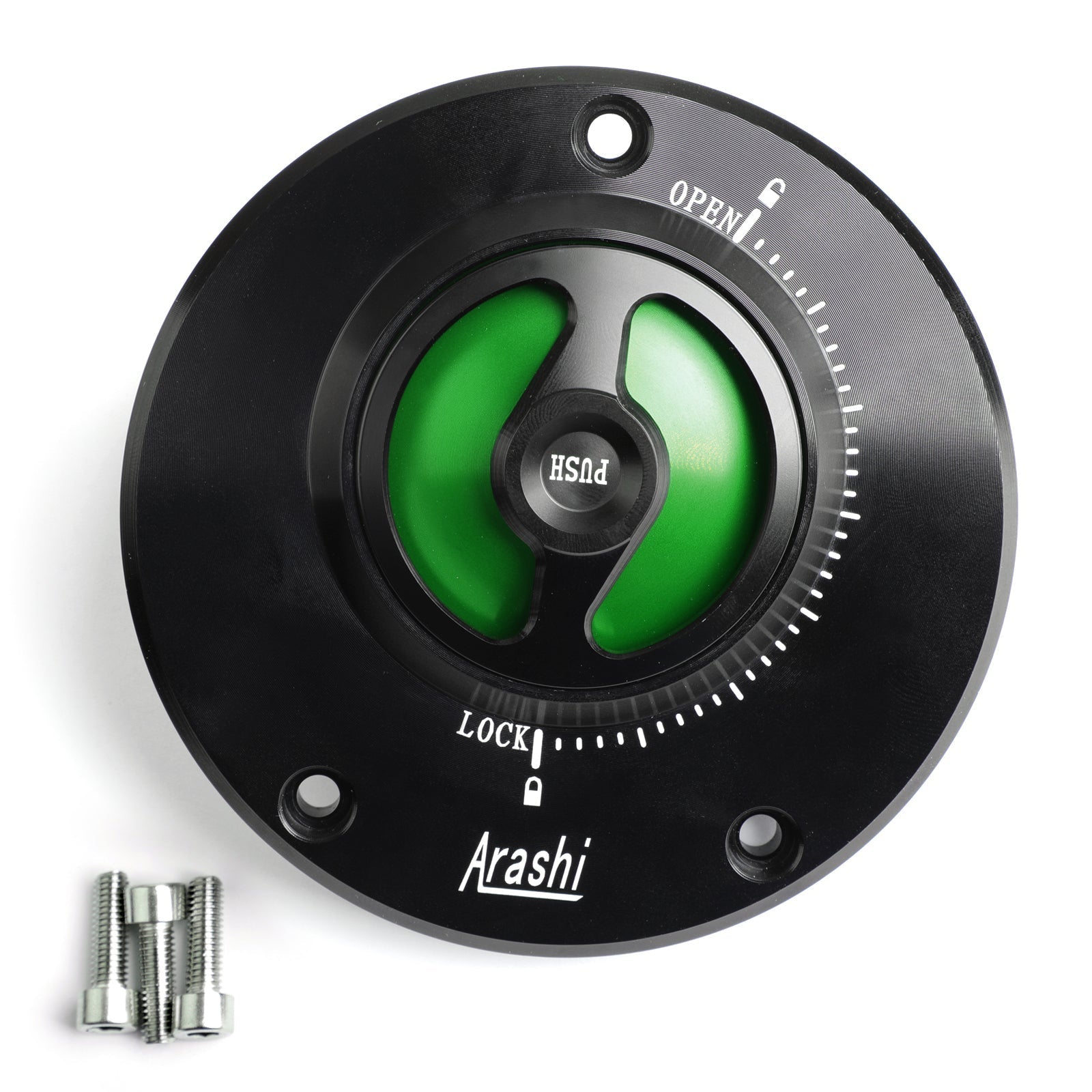 CNC Fuel Gas Tank Cap For Kawasaki Z750/R Z800 Z1000/SX Ninja 600/650/1000 08-18