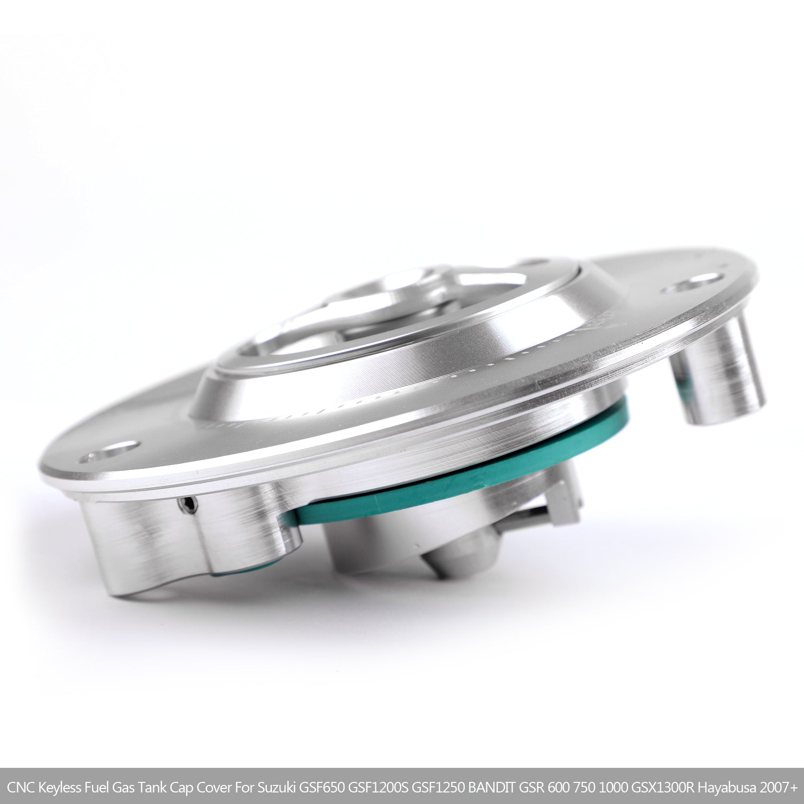 CNC Keyless Fuel Gas Tank Cap For Suzuki GSXR 600/750/1000 GSR 600/750 03-18
