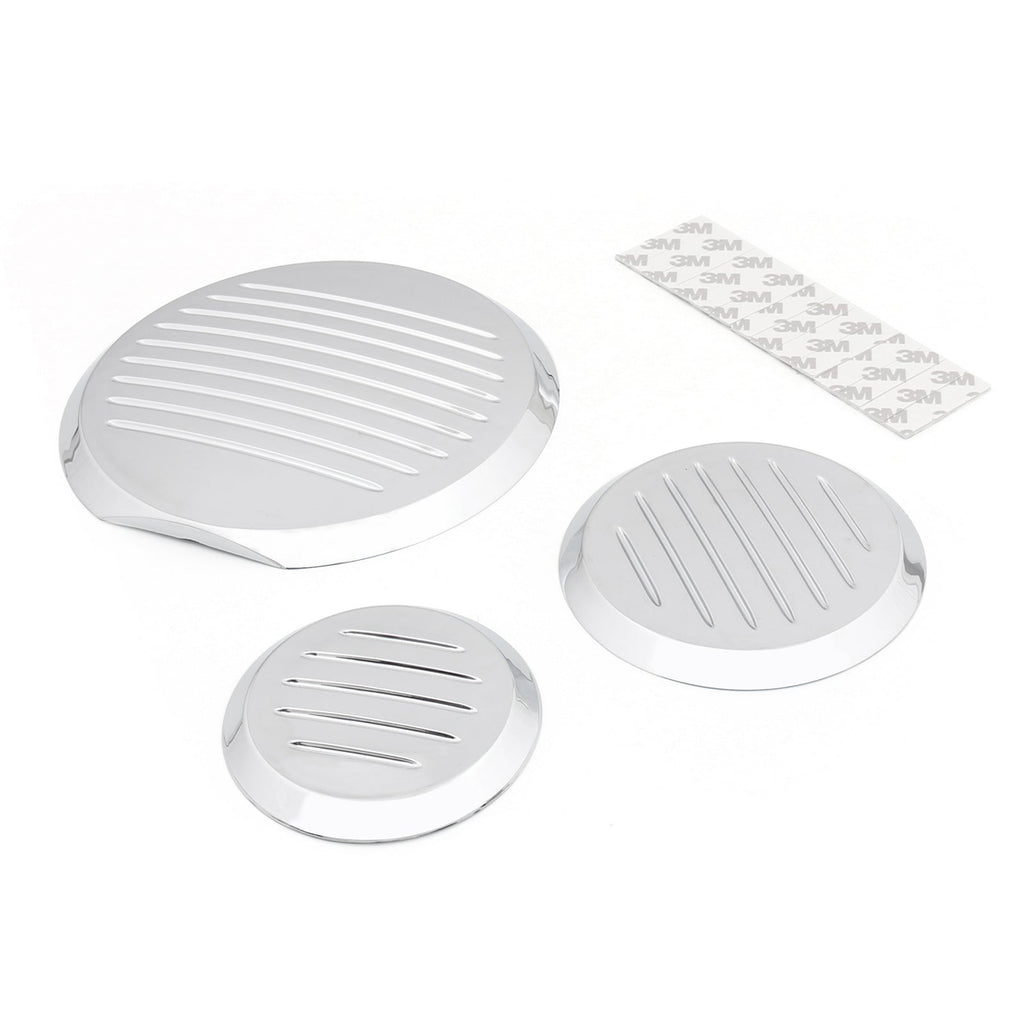 ABS Plastic Chrome Engine Cover Inserts For Honda VTX 1300 S R C Model (03-09)