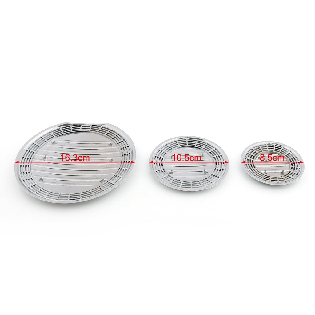 ABS Plastic Chrome Engine Cover Inserts For Honda VTX 1300 S R C Model (03-09)