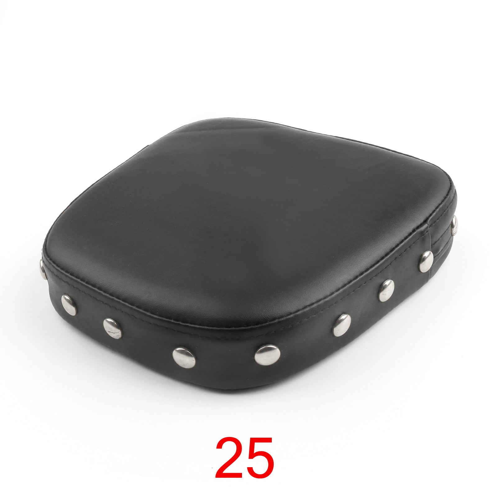 Universal Backrest Cushion Pad for Honda Kawasaki Suzuki Touring Yamaha Black