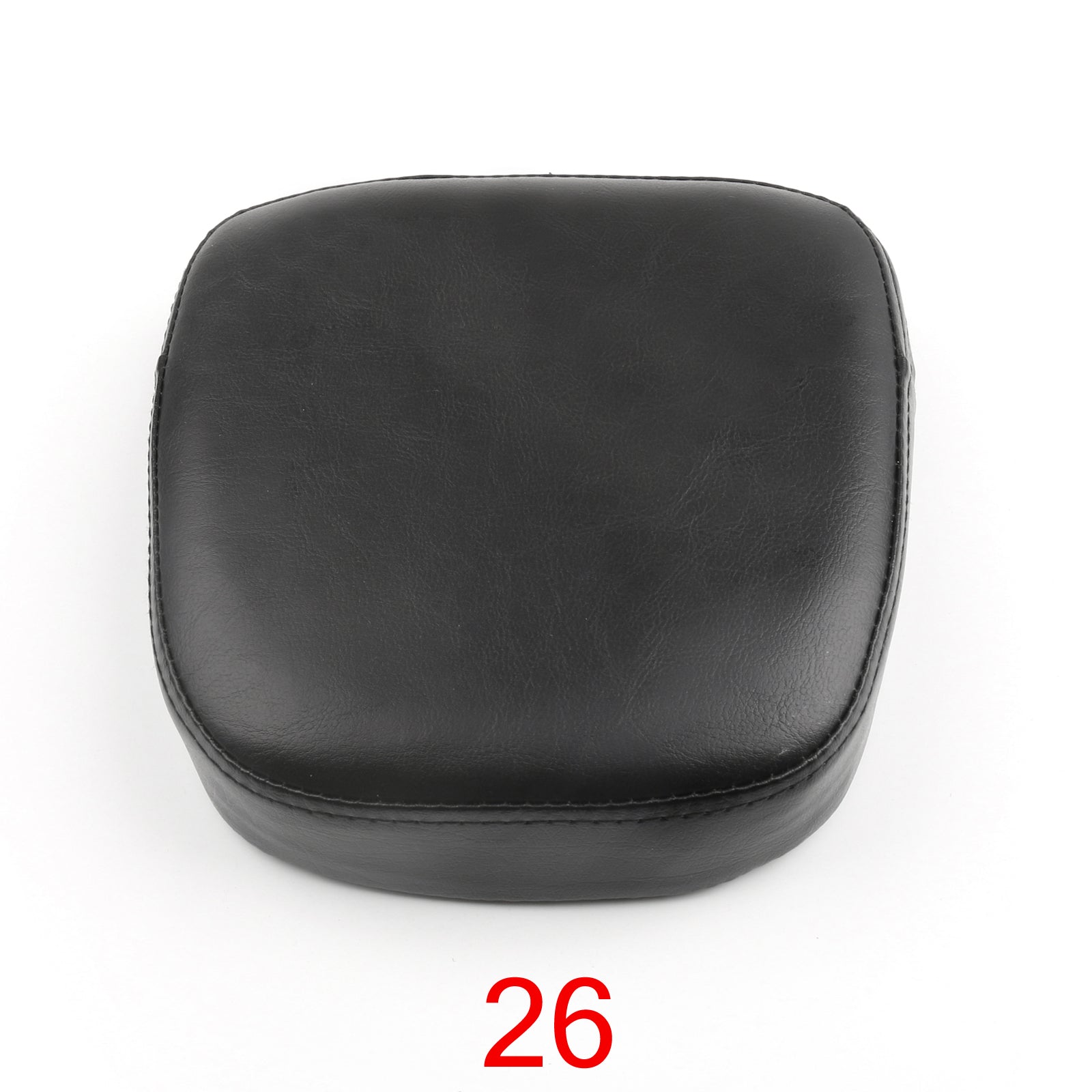 Universal Backrest Cushion Pad for Honda Kawasaki Suzuki Touring Yamaha Black