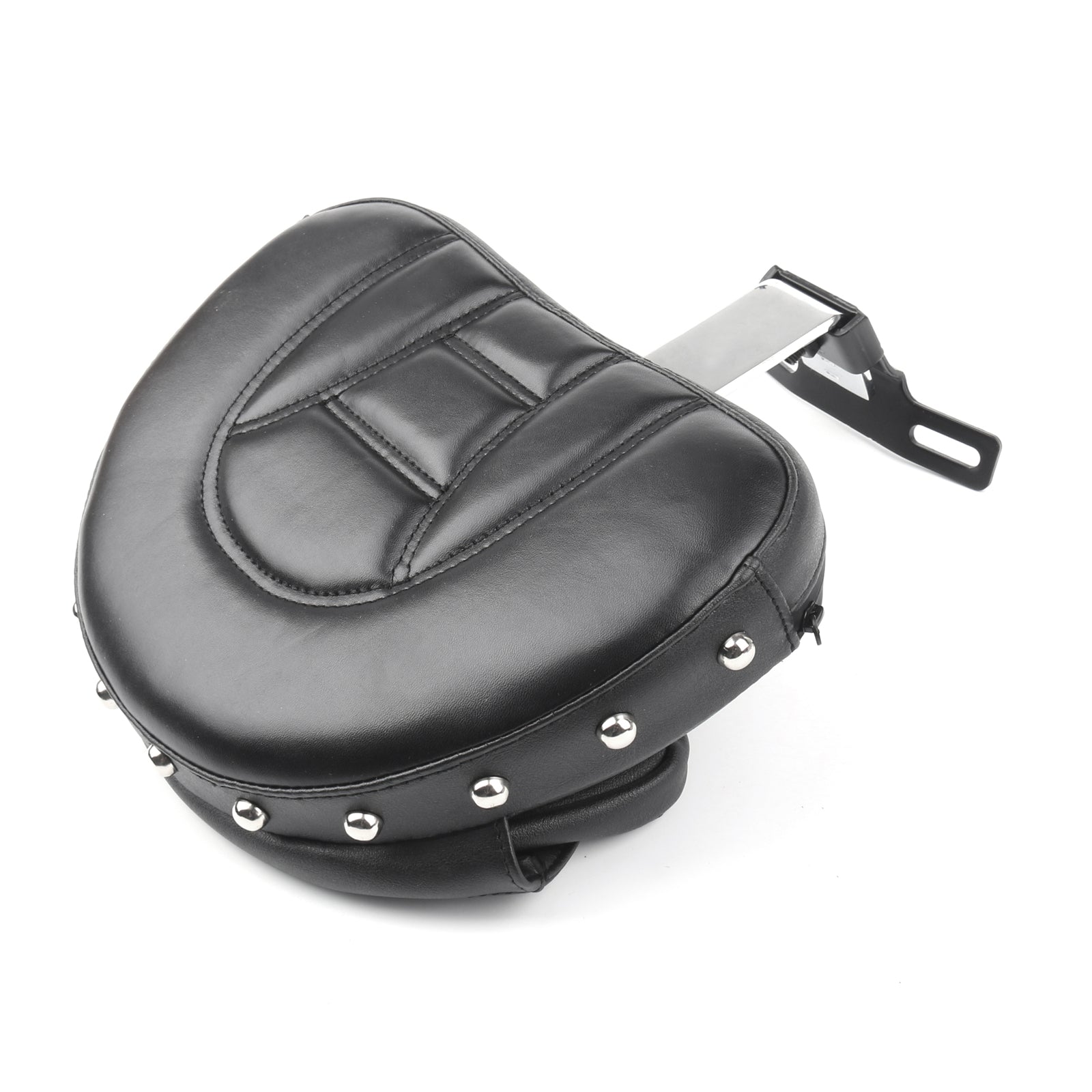 Driver Seat Rider Backrest Pad For 07-17 Harley Fatboy FLSTF Heritage Softail