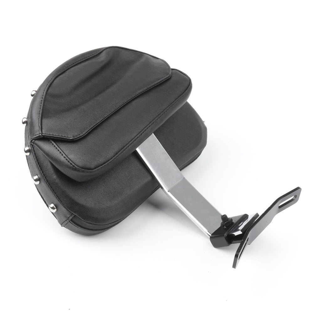 Driver Seat Rider Backrest Pad For 07-17 Harley Fatboy FLSTF Heritage Softail