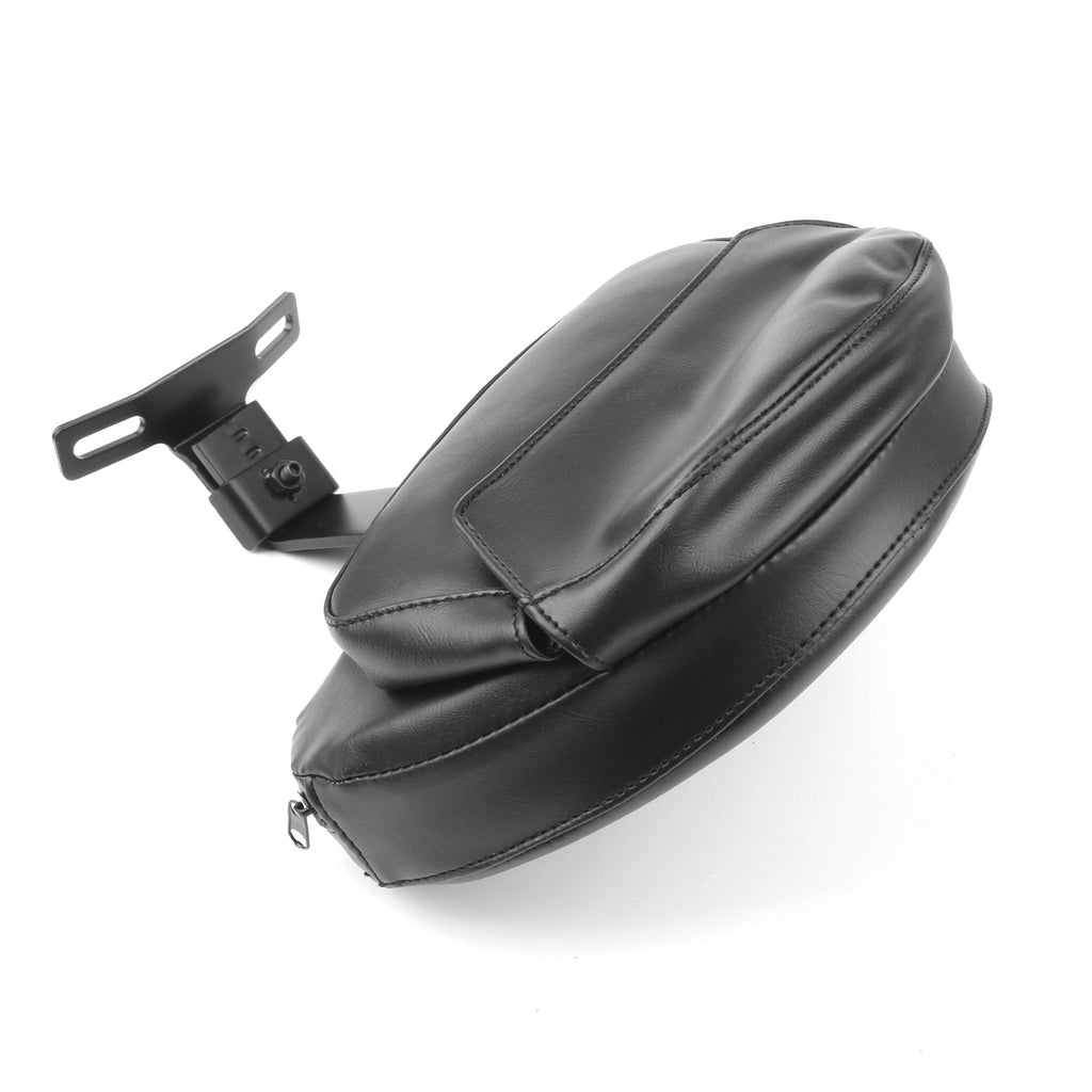 Driver Rider Backrest Pad For 07-17 Harley Fatboy FLSTF Heritage Softail