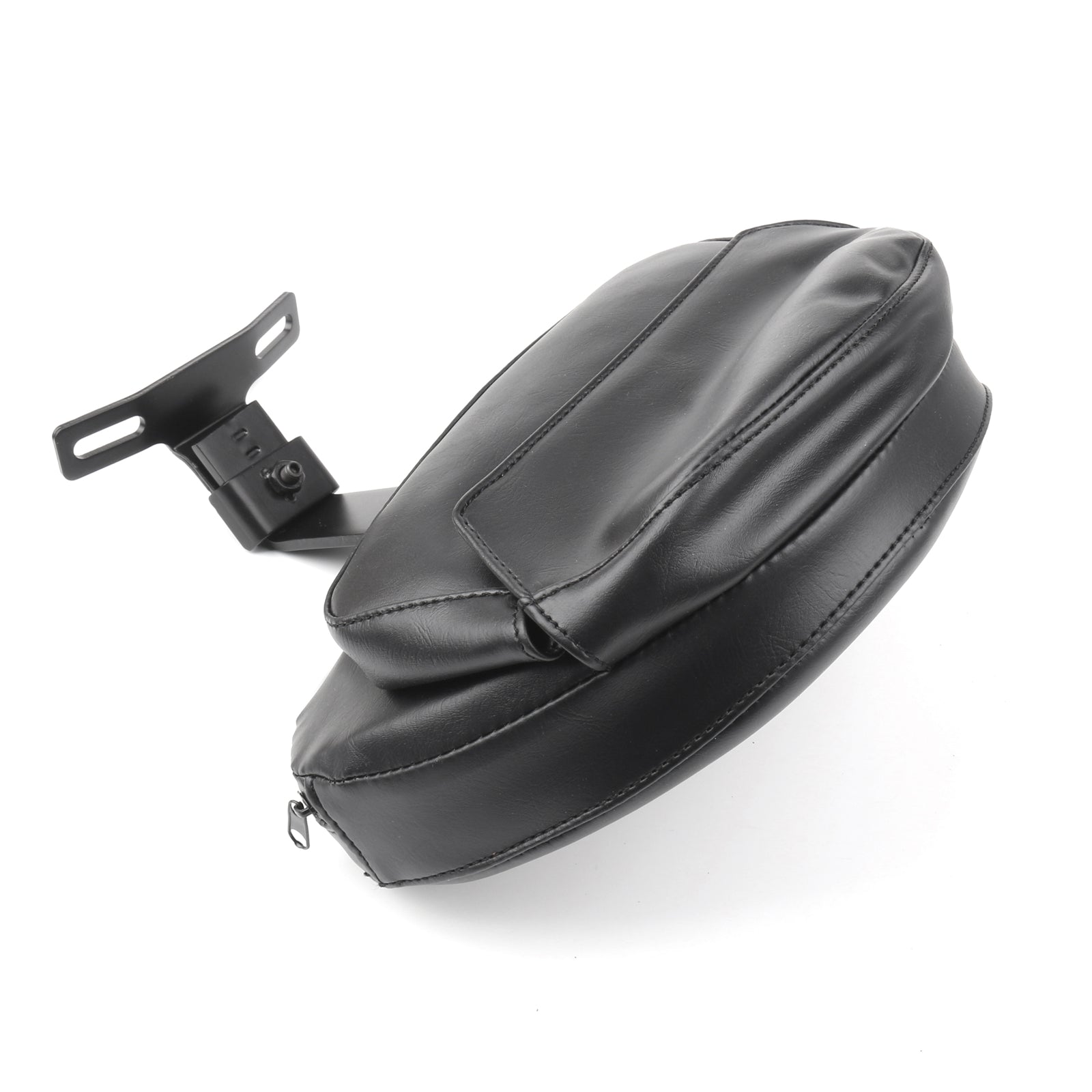Driver Rider Backrest Pad For 07-17 Harley Fatboy FLSTF Heritage Softail