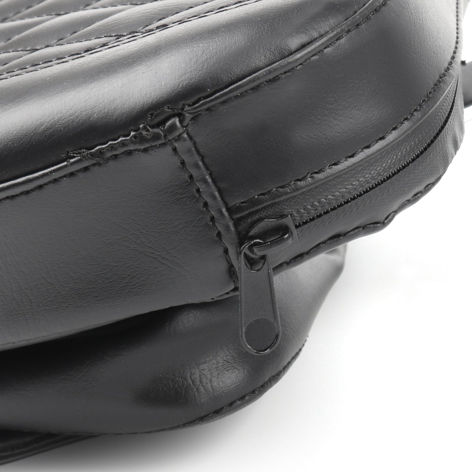 Driver Rider Backrest Pad For 07-17 Harley Fatboy FLSTF Heritage Softail