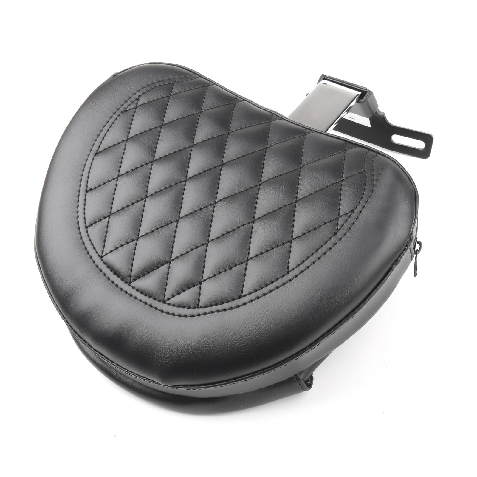 Driver Rider Backrest Pad For 07-17 Harley Fatboy FLSTF Heritage Softail
