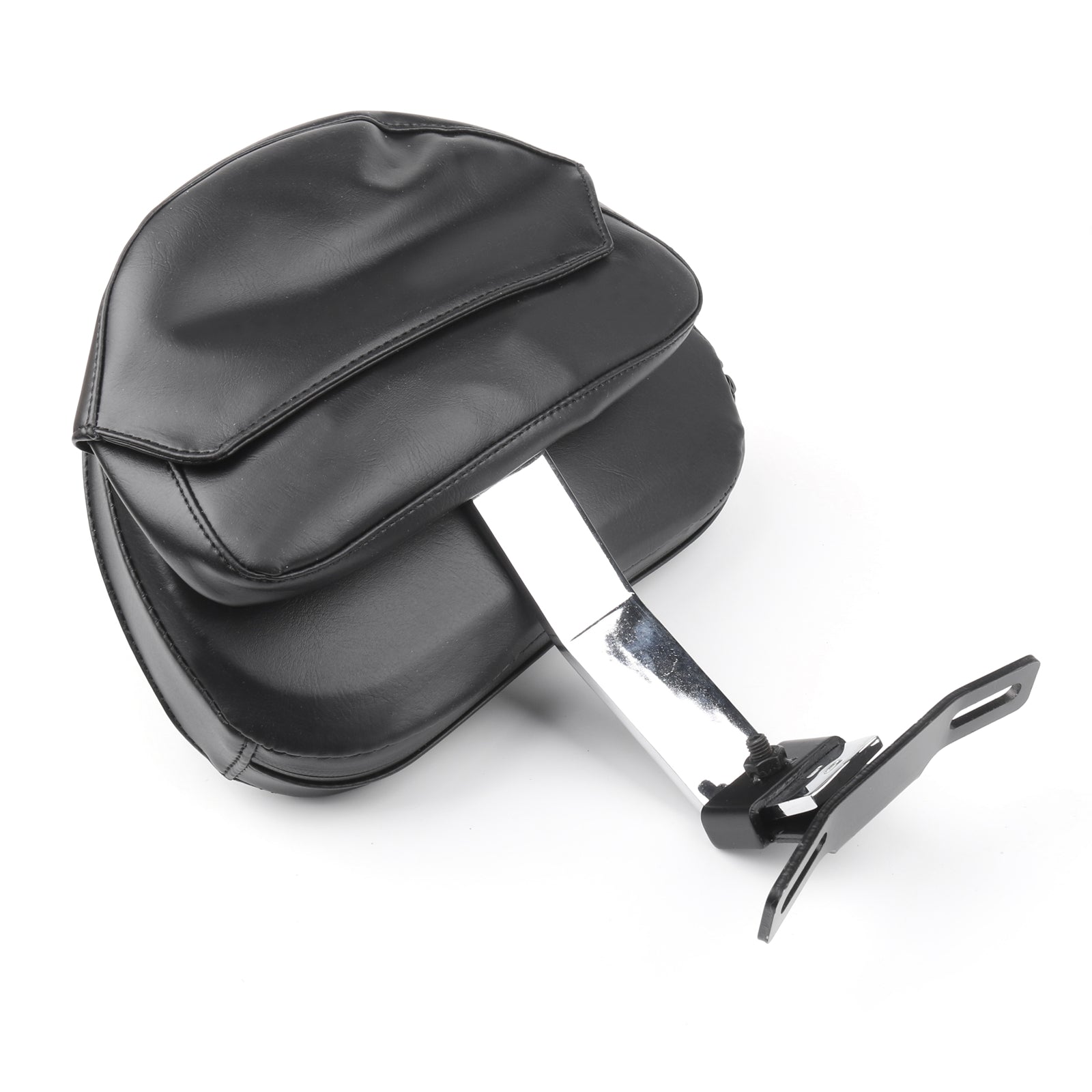 Driver Rider Backrest Pad For 07-17 Harley Fatboy FLSTF Heritage Softail