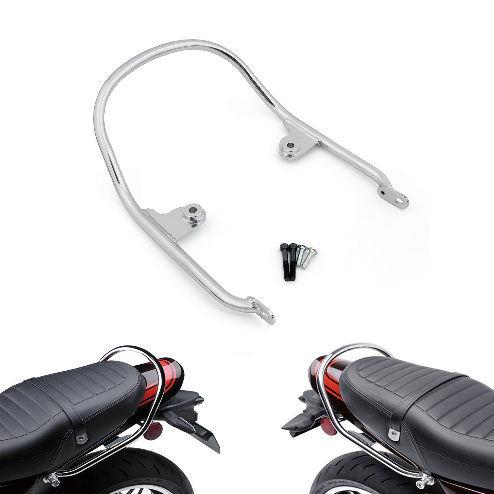 Large Passenger Rear Seat Hand Handle Grab Bar Rail Fit for Kawasaki Z900RS / Cafe 2018-2025