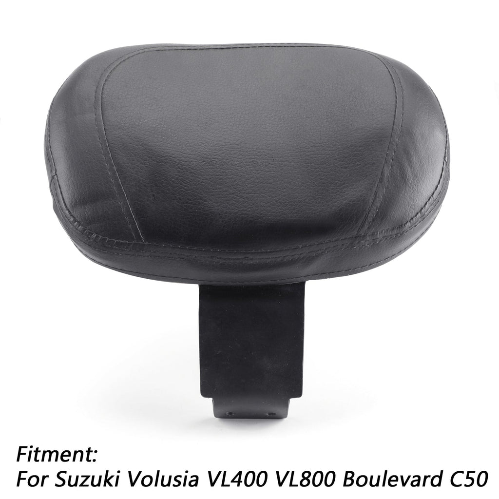 Driver Rear Backrest Cushion Pad For Suzuki Volusia VL400 VL800 Boulevard C50 2001-2017
