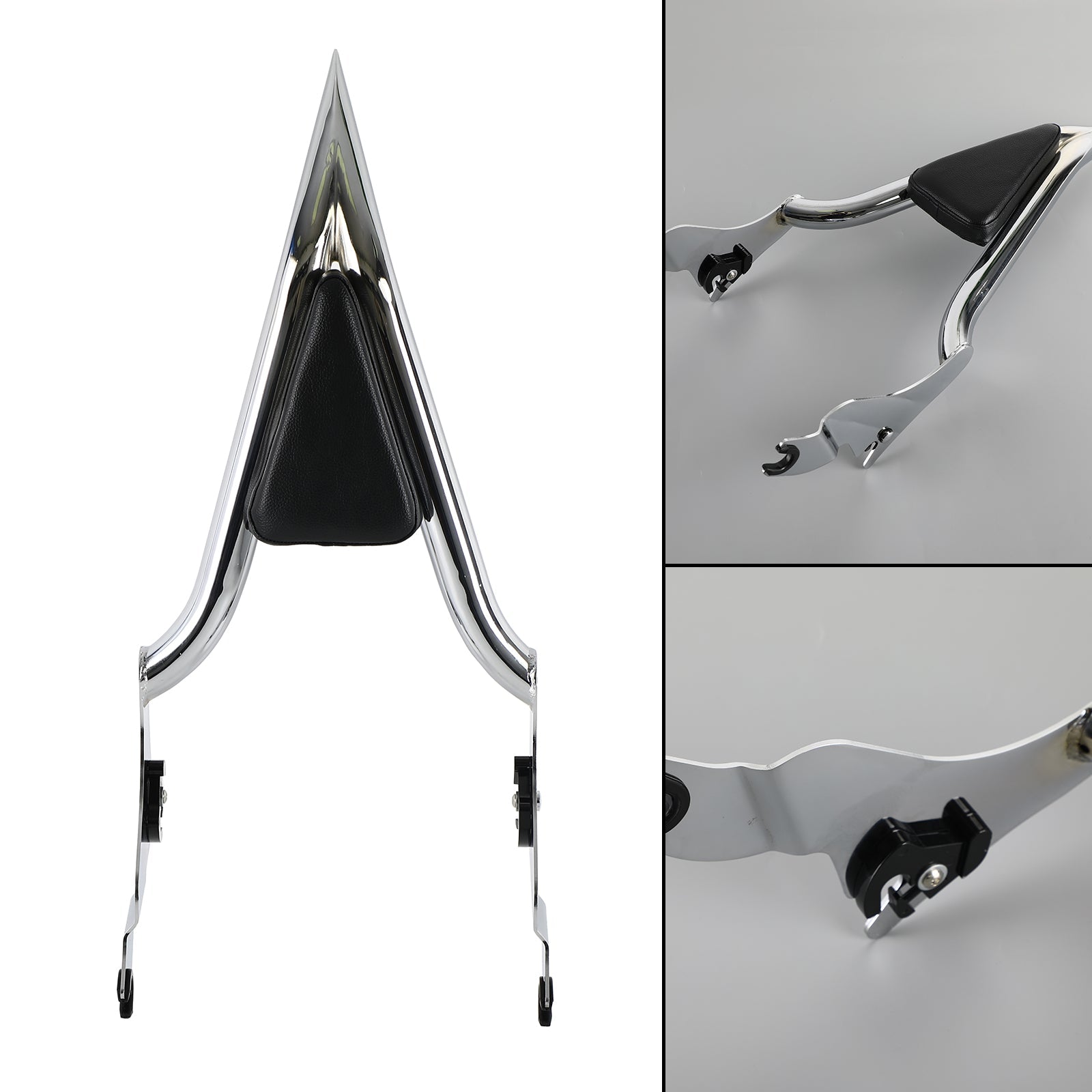 18inch Backrest Sissy Bar for CVO Road Glide Street Road King 2009-2023