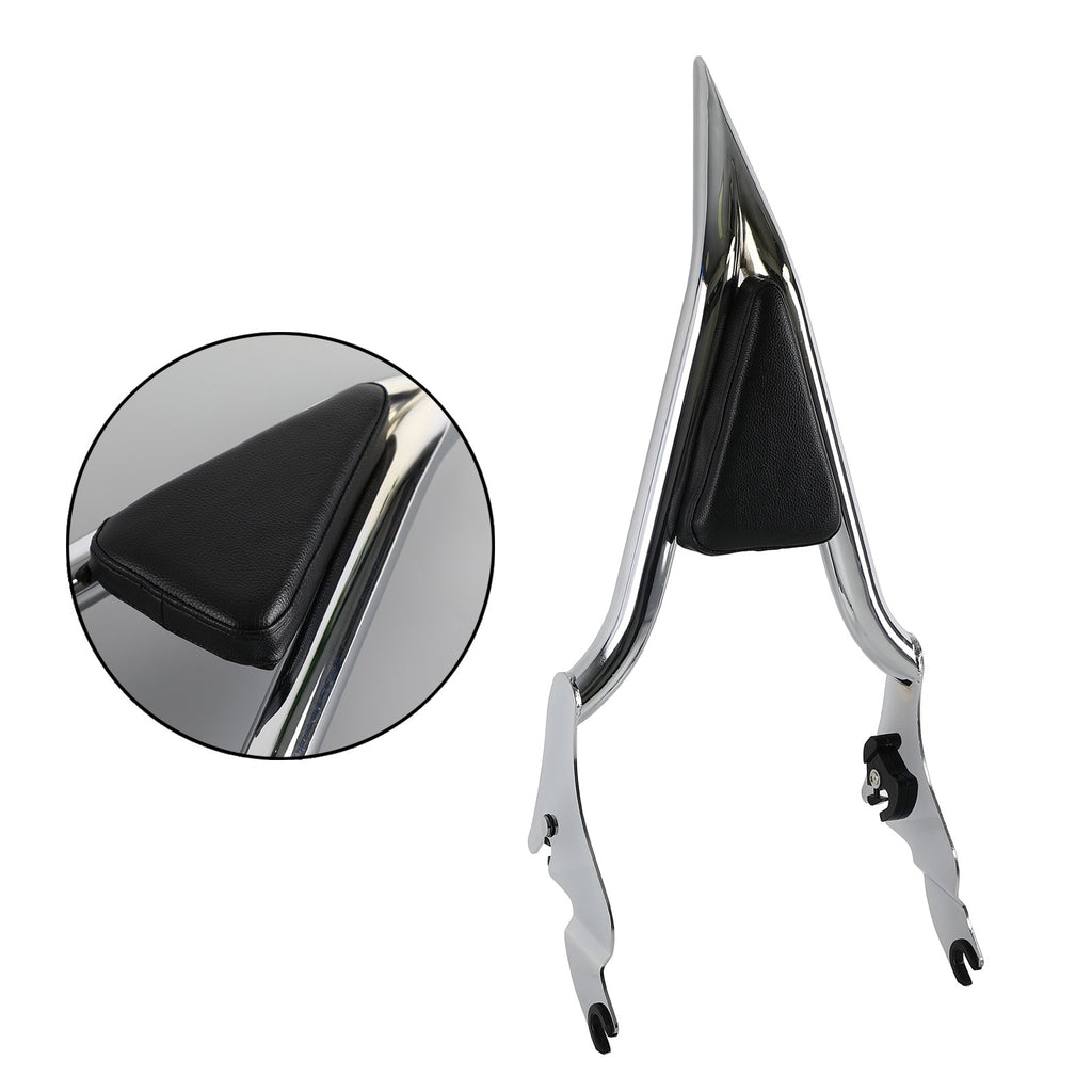 18inch Backrest Sissy Bar for CVO Road Glide Street Road King 2009-2023