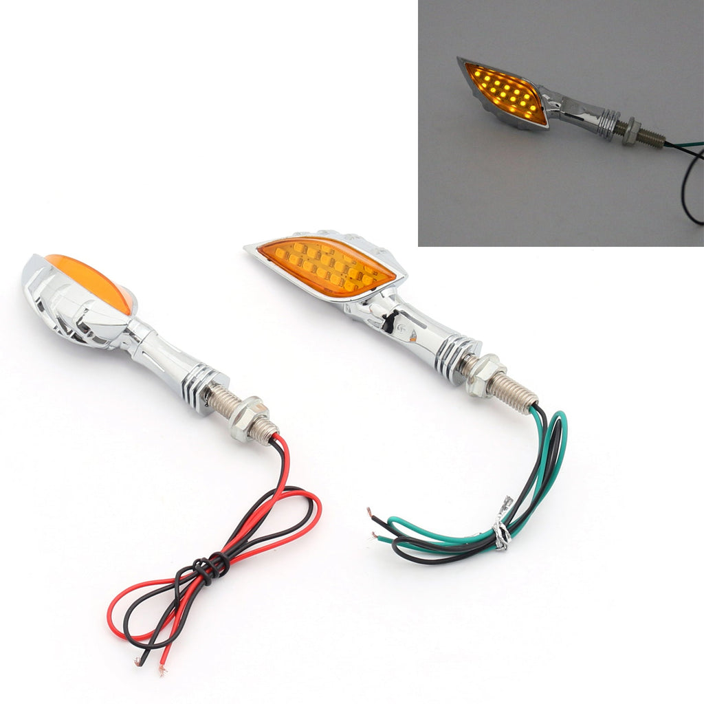 Universal Skeleton Hand LED Turn Signals Blinker Indicator 3 Color