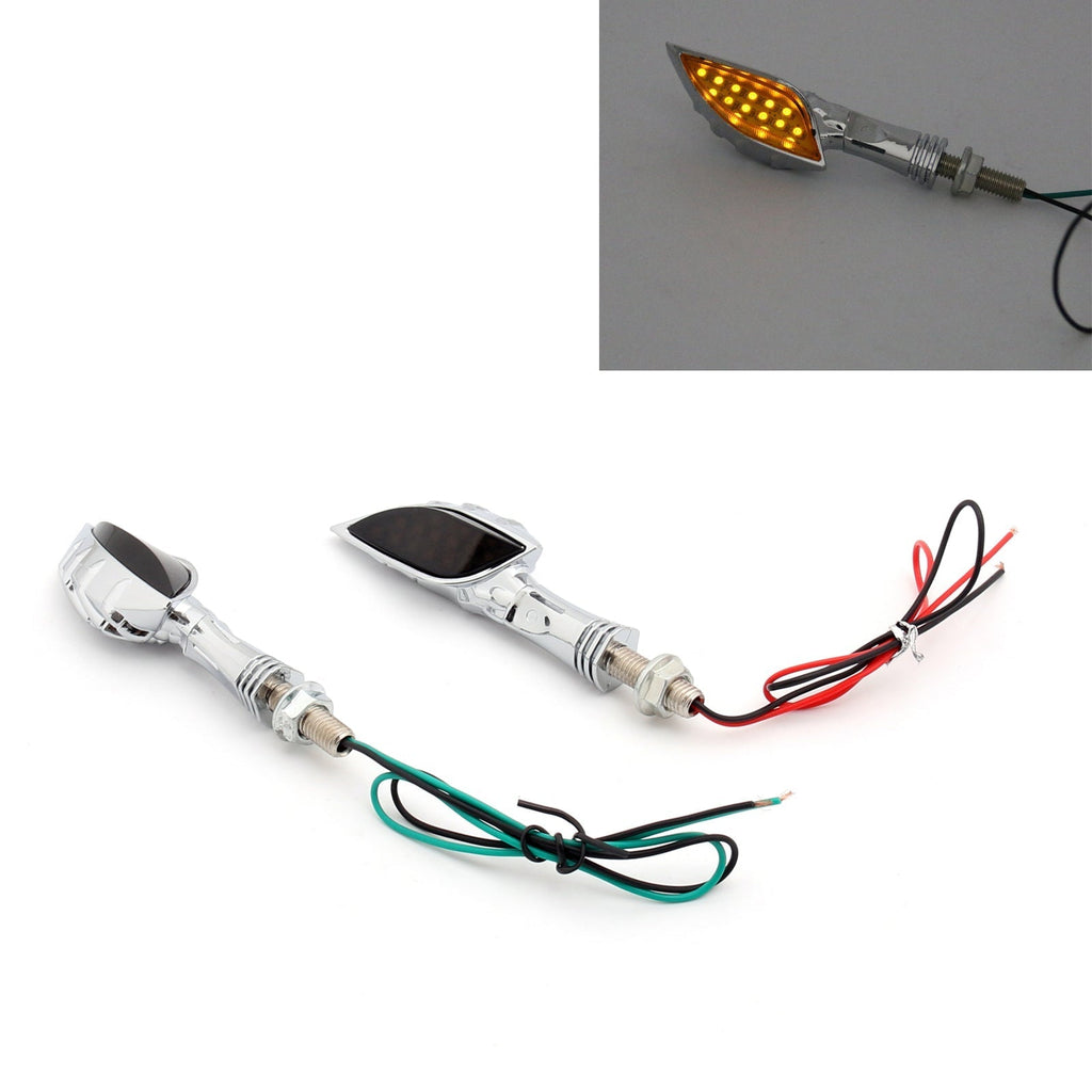 Universal Skeleton Hand LED Turn Signals Blinker Indicator 3 Color