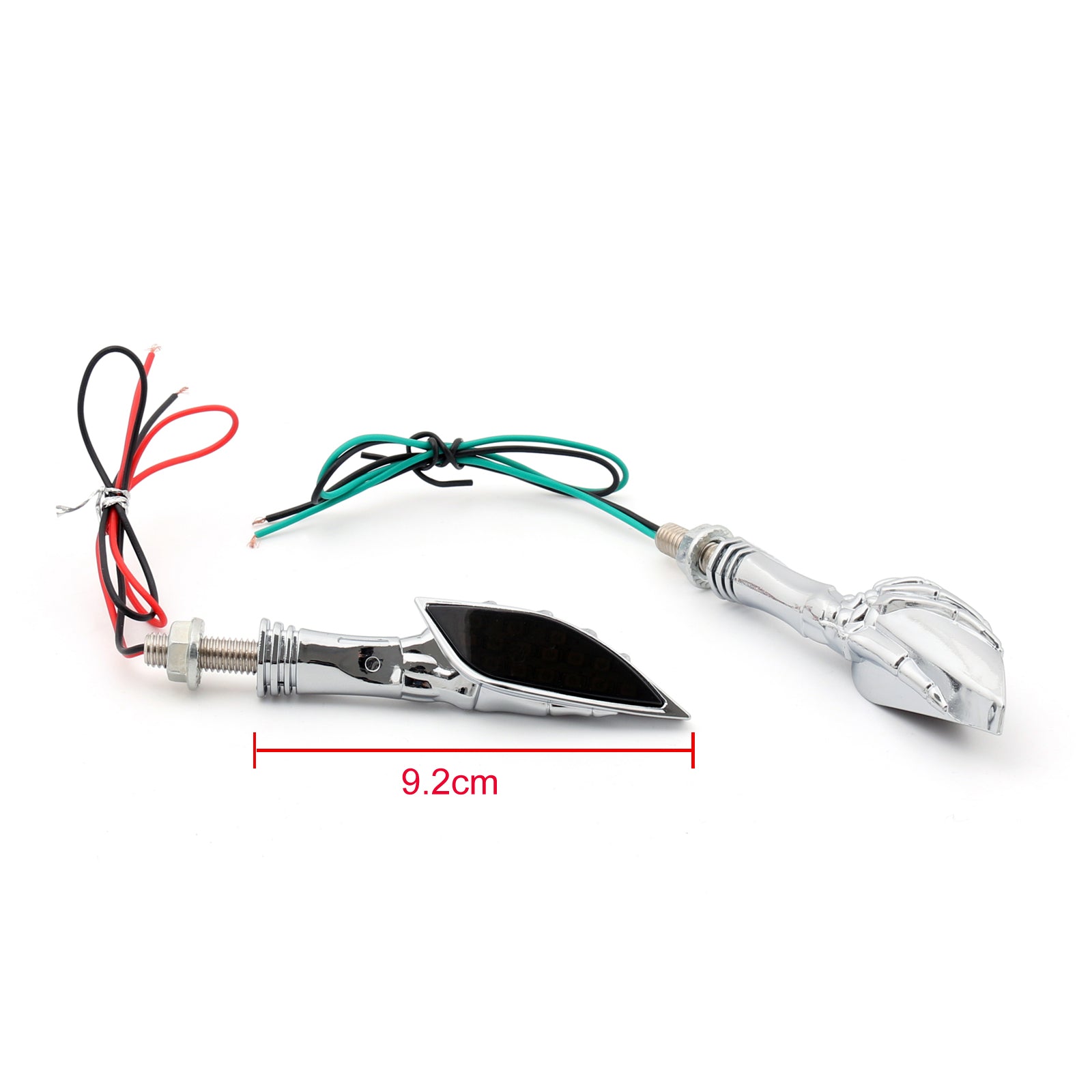Universal Skeleton Hand LED Turn Signals Blinker Indicator 3 Color