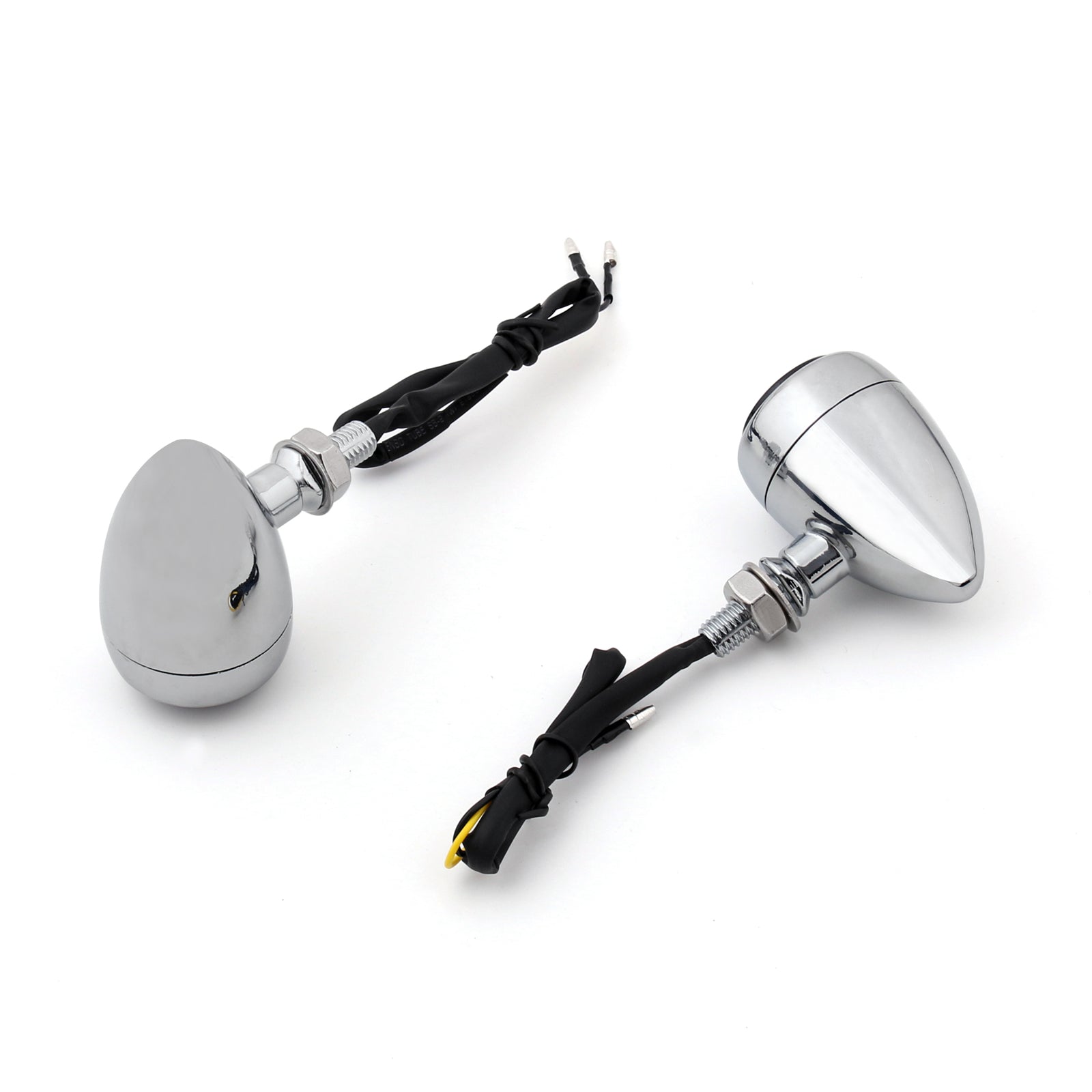 Motorcycle Bullet Turn Signals Indicators For Harley Chopper Cafe Racer 2 Color