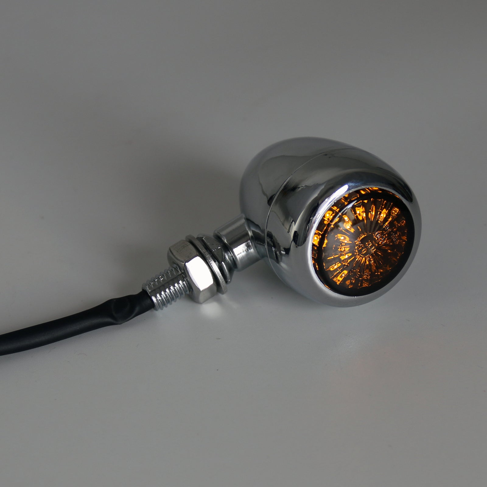 Motorcycle Bullet Turn Signals Indicators For Harley Chopper Cafe Racer 2 Color