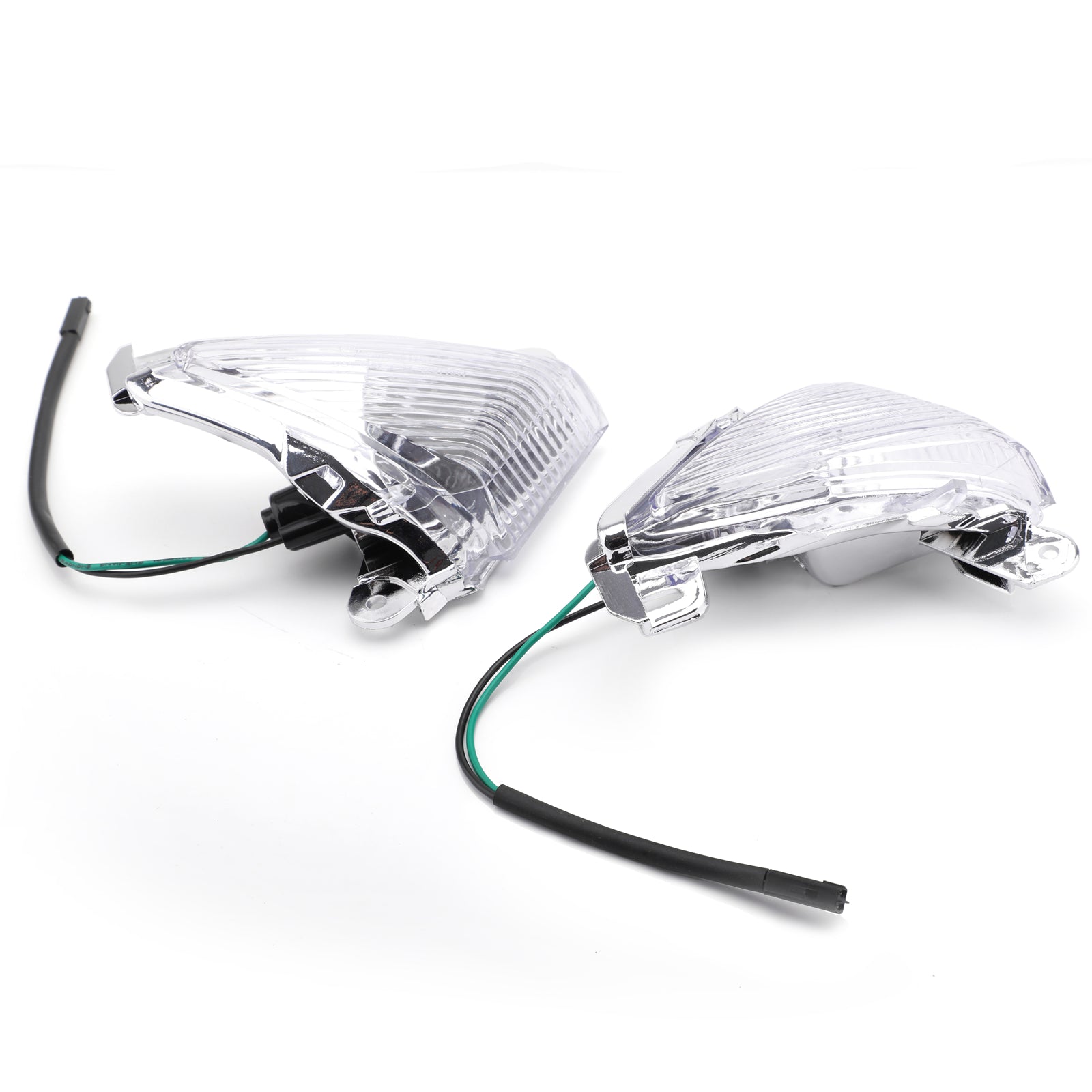 Front Turn Signals lens for Kawasaki ZX14R ZX10R ZX636/ZX6R Ninja 650F Concours