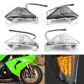 Front Turn Signals lens for Kawasaki ZX14R ZX10R ZX636/ZX6R Ninja 650F Concours