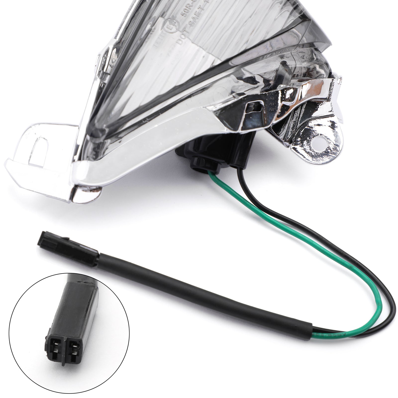 Front Turn Signals lens for Kawasaki ZX14R ZX10R ZX636/ZX6R Ninja 650F Concours