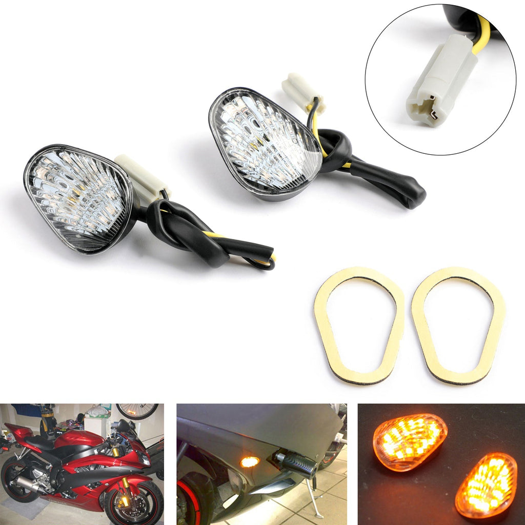 2006 2007 2008 Yamaha YZF R6 Flush Mount LED Euro Turn Signals