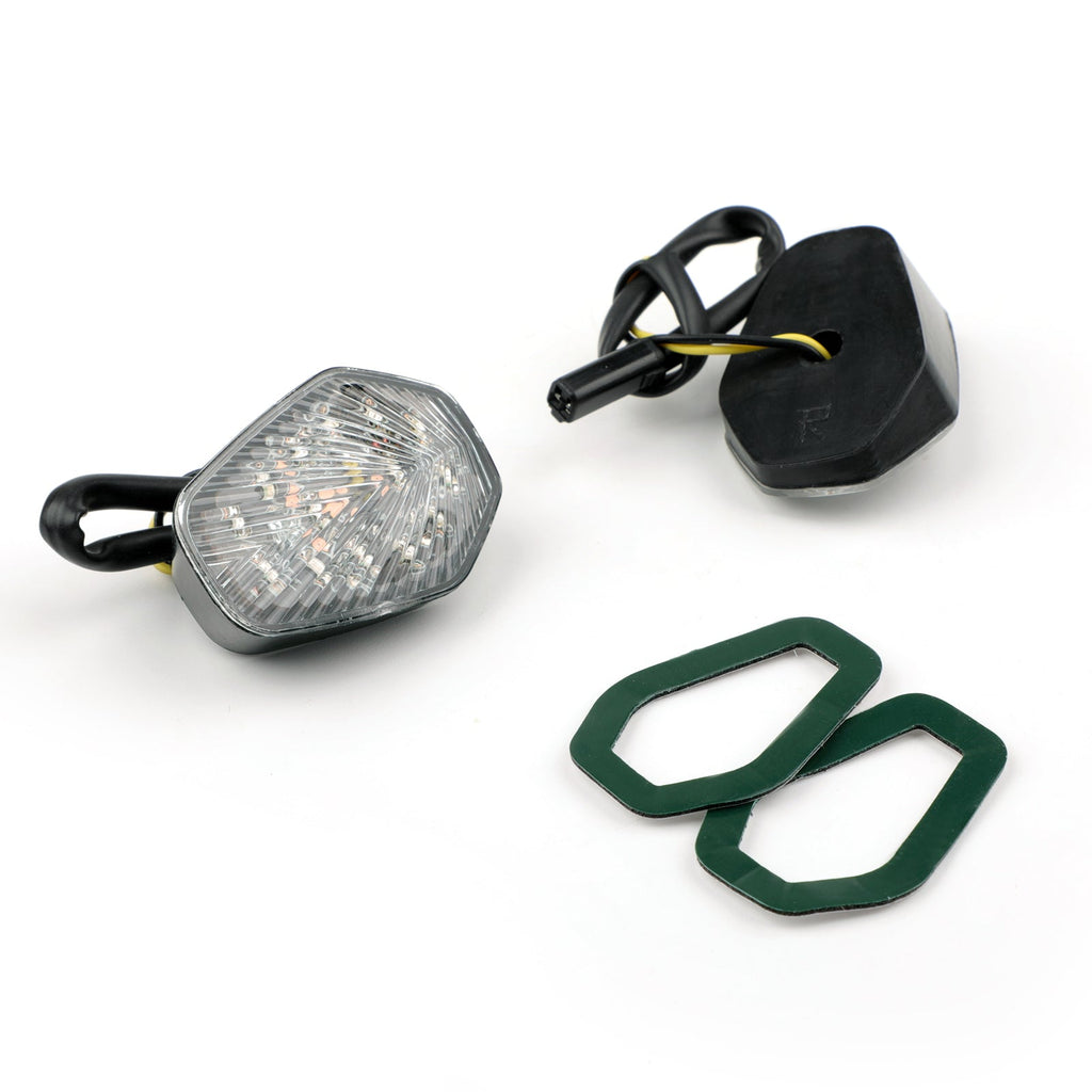 Flush Mount LED Euro Turn Signals for Suzuki GSXR 600 GSXR750 GSX-R1000