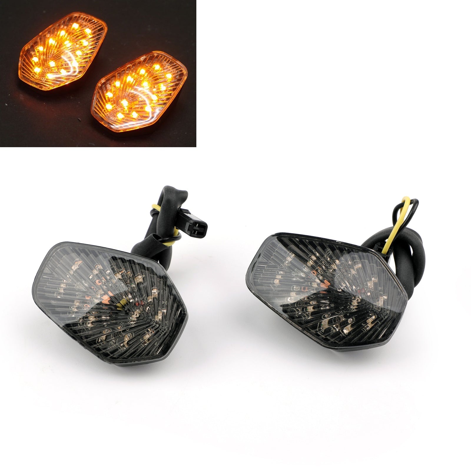 Flush Mount LED Euro Turn Signals for Suzuki GSXR 600 GSXR750 GSX-R1000