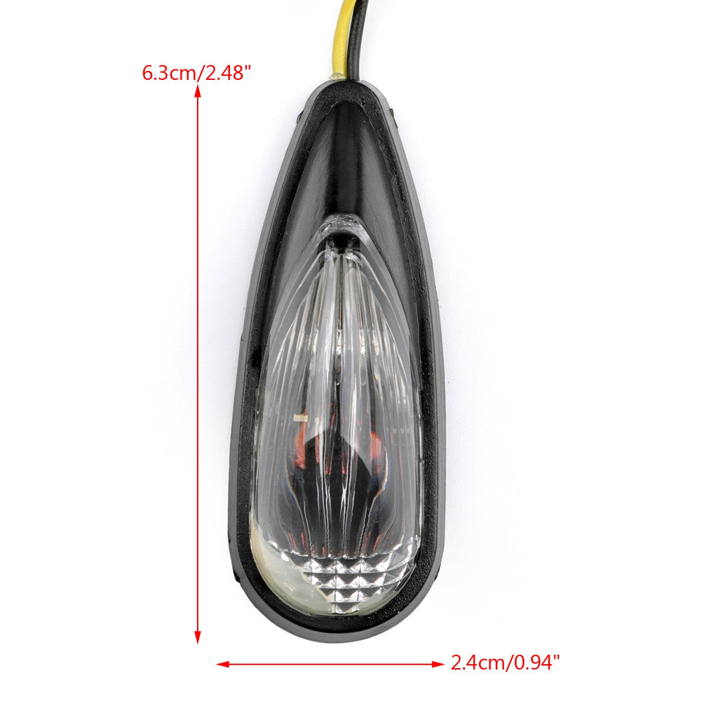 Flush Mount LED Euro Rear Turn Signals for Honda CBR 600 900 929 1000 RR